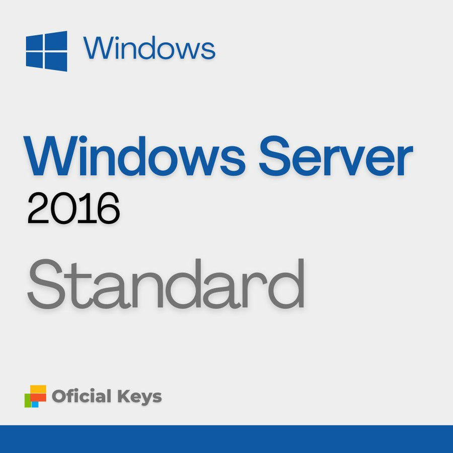 Windows Server 2016 Standard Original – Licença Vitalícia com Envio Imediato