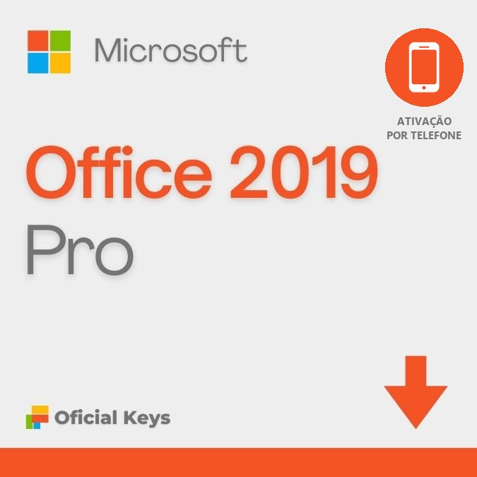 Office 2019 Pro Plus Original – Ativação por Telefone