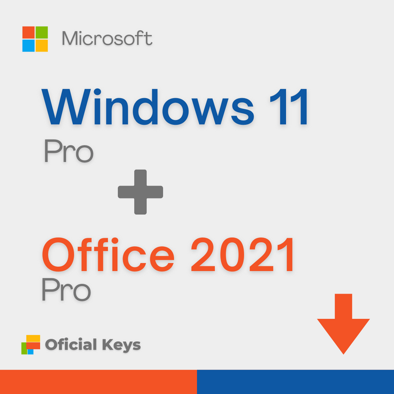 Windows 11 Pro + Office 2021: Licença Original, Vitalícia, com Envio Imediato e Nota Fiscal Inclusa