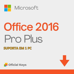 Office 2016 Pro Plus: Licença Original, Vitalícia, com Envio Imediato e Nota Fiscal Inclusa