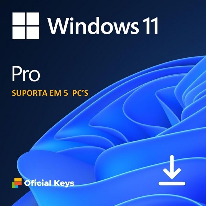 Licença Windows 11 Pro, Chave de Ativação Windows 11 Pro 